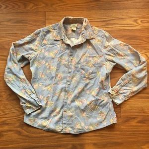 Vintage L.L. Bean Floral Top
